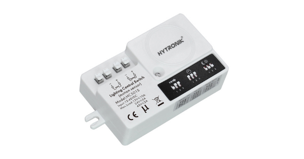 DC POWERED MICROWAVE MOTION CONTROLLER WITH BUILT-IN DAYLIGHT SENSOR