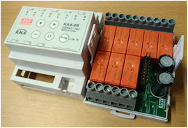 High quality relays in MEAN WELL KNX actuator