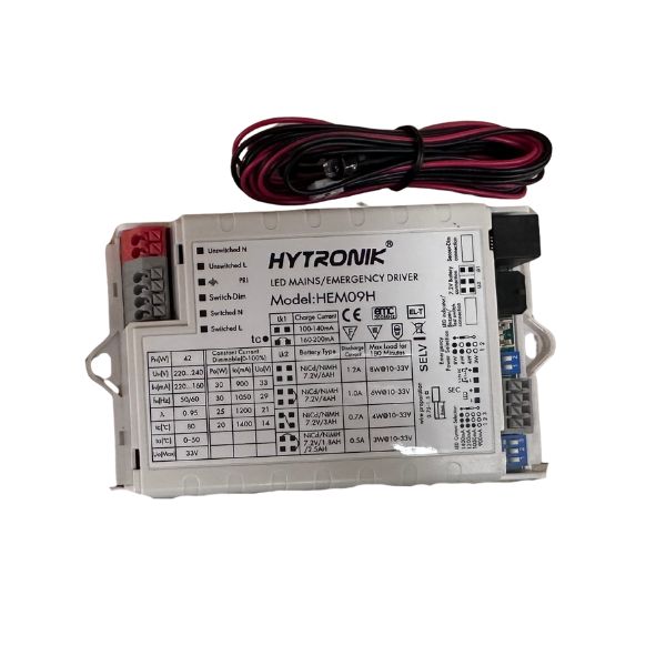 Hytronik HEM09H Emergency Lighting LED Driver Hytronik HEM09H Emergency Lighting LED Driver
