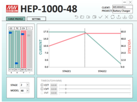 MEAN WELL battery charging software image 2