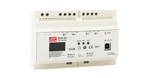 MEAN WELL DLC-02-KN DALI KNX Gateway