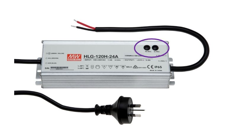 MEAN WELL HLG-120H IP65 LED Driver