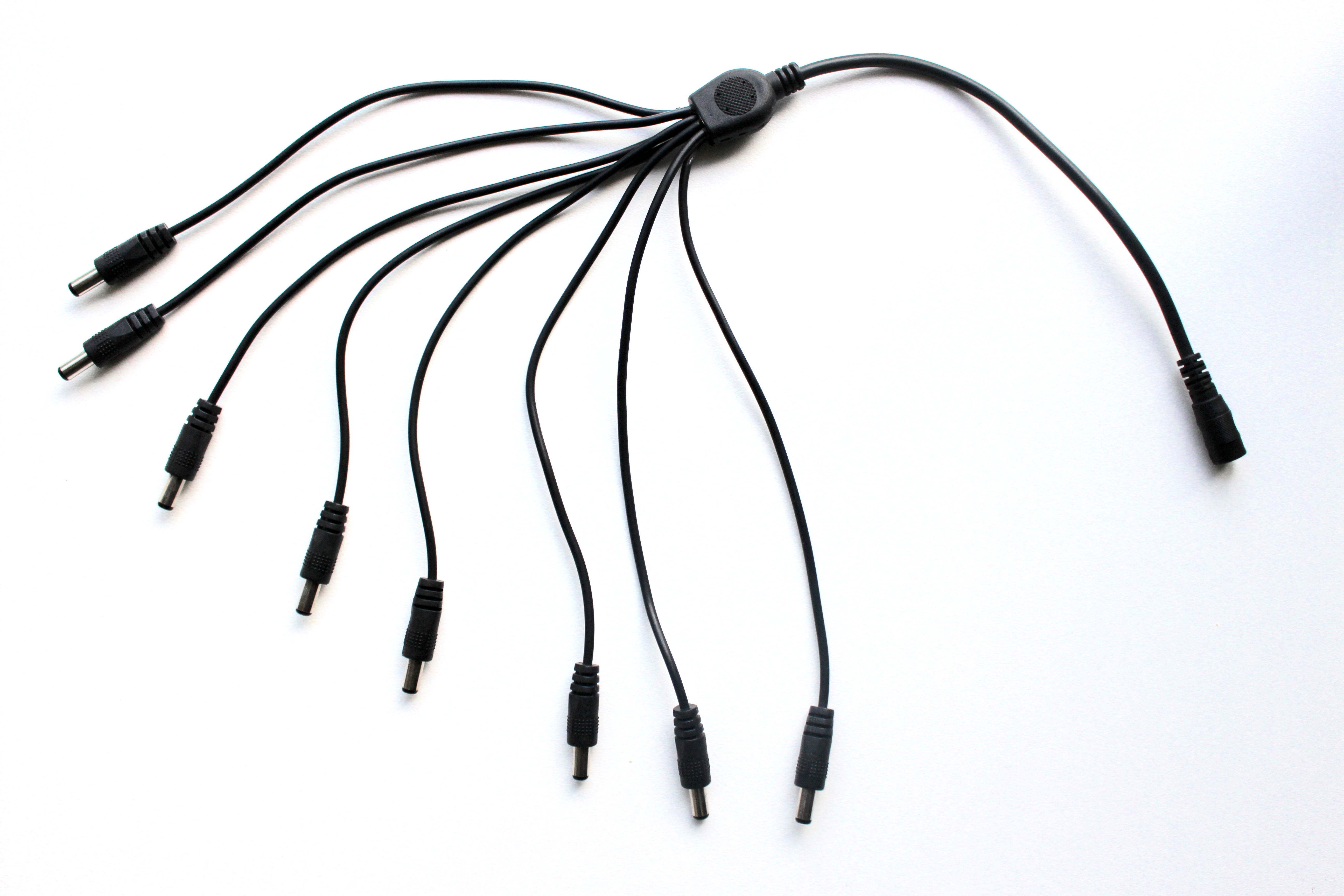 8 WAY 2.1MM DC JACK SPLITTER 8 WAY 2.1MM DC JACK SPLITTER