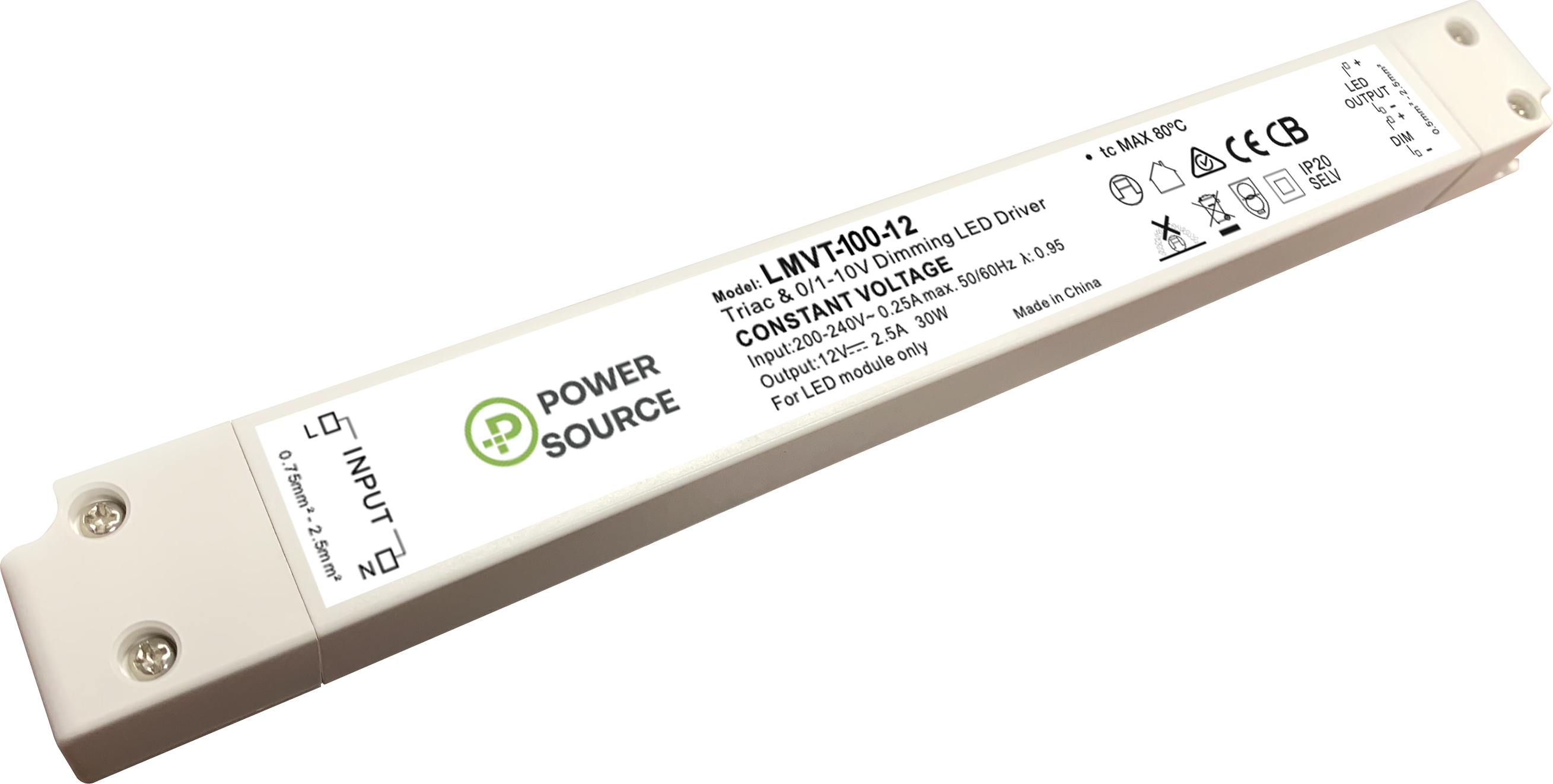 POWER SOURCE LMVT-100 LINEAR LED DRIVER