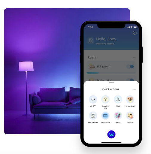 Philips WiZ App: Home Control at the tip of your fingers!