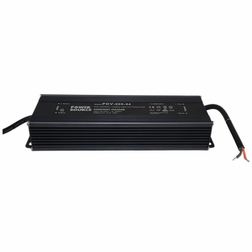 Power Source PDV-200-24 Mains AC Phase Triac Dimmable LED Driver