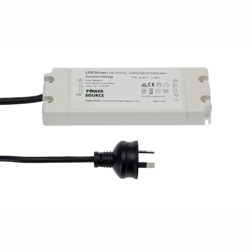 Power Source PDV-30-48 Mains AC Phase Triac Dimmable LED Driver with PWM output