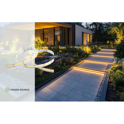 Weather & Sun-Resistant Outdoor LED Strips for Garden Pathway Lights 