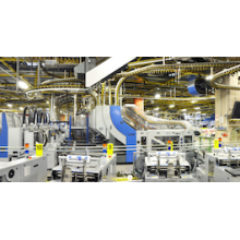 Dimmable DIN rail power supply for industrial lighting applications