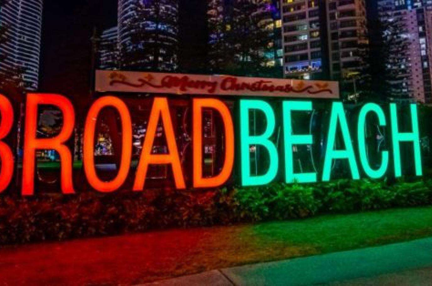 Broadbeach LED sign