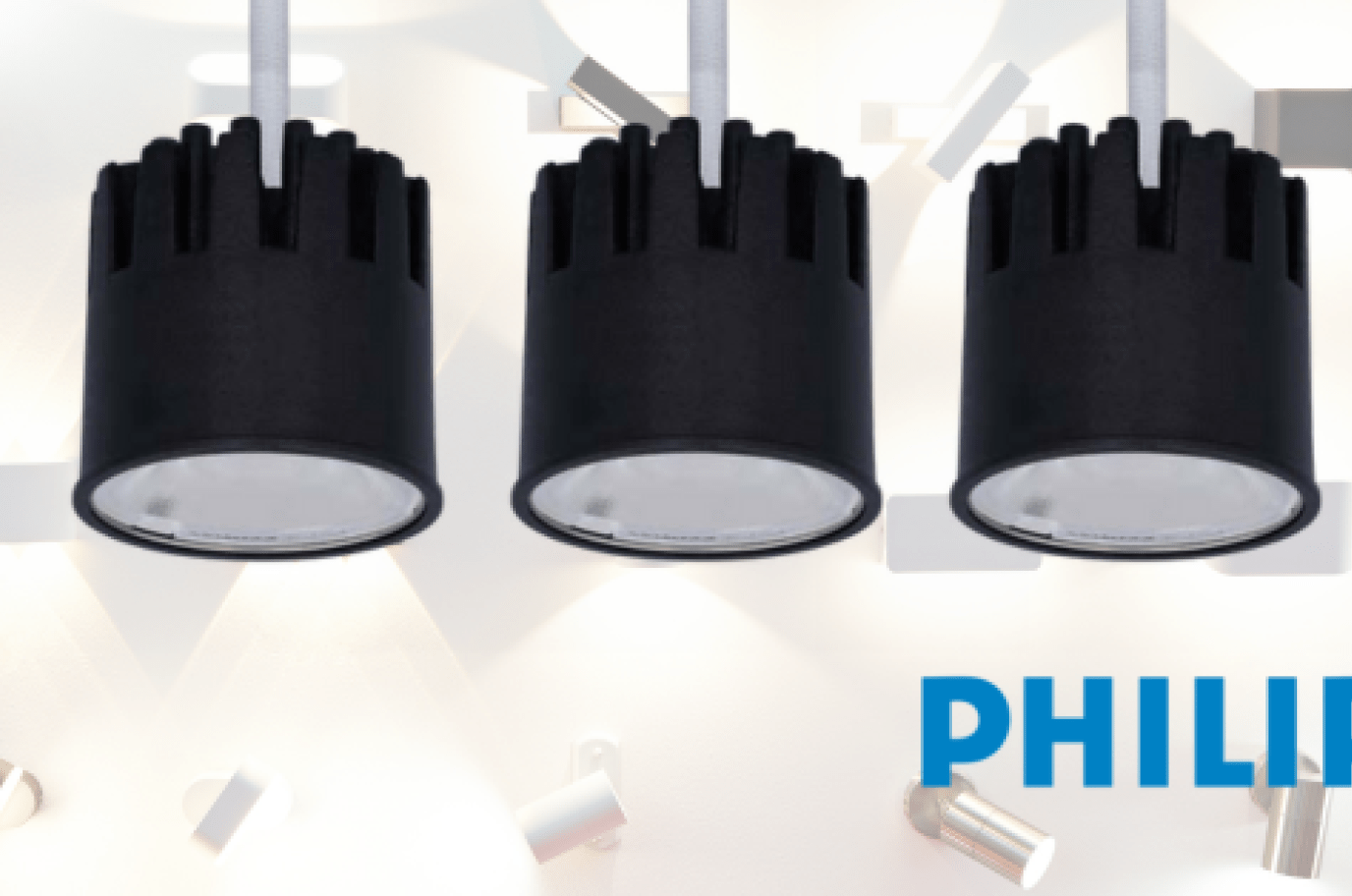 Retail Display Lights - Philips Fortimo SLM R50 Downlights Available from ADM Systems